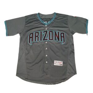 Arizona Diamondbacks Jake Lamb #22 Majestic FlexBase Authentic Jersey 44 Gray